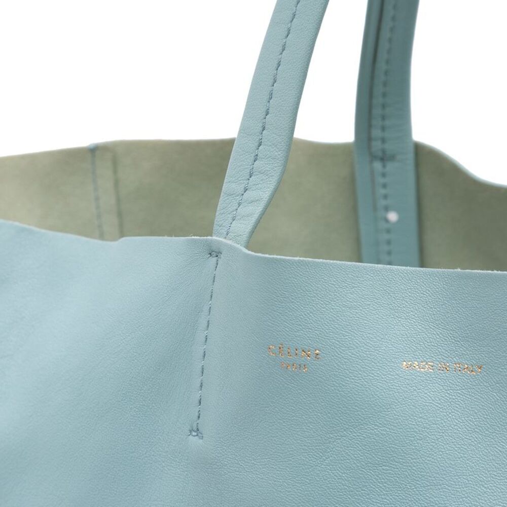 Celine Bicolor Leather Vertical Cabas Tote - Picture 9 of 10